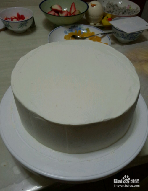 水果奶油生日蛋糕制作方法步骤