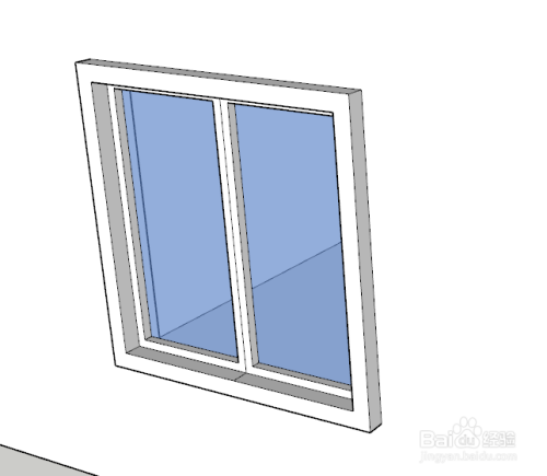 草图大师sketchup怎么制作窗户?