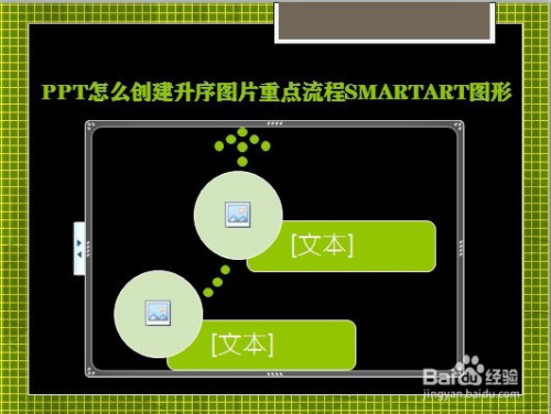 ppt怎么创建升序图片重点流程smartart图形