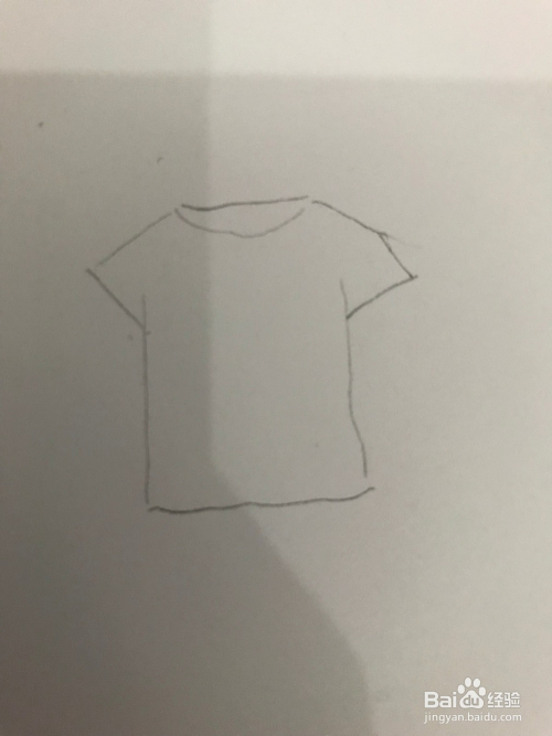 画一个简易t恤/t shirt