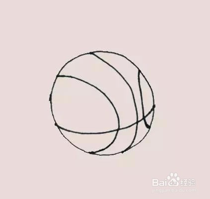 篮球简笔画教程