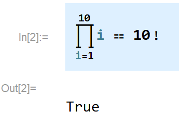 mathematica 连乘公式(数值/符号/多重乘积)