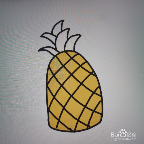 菠萝简笔画怎么画