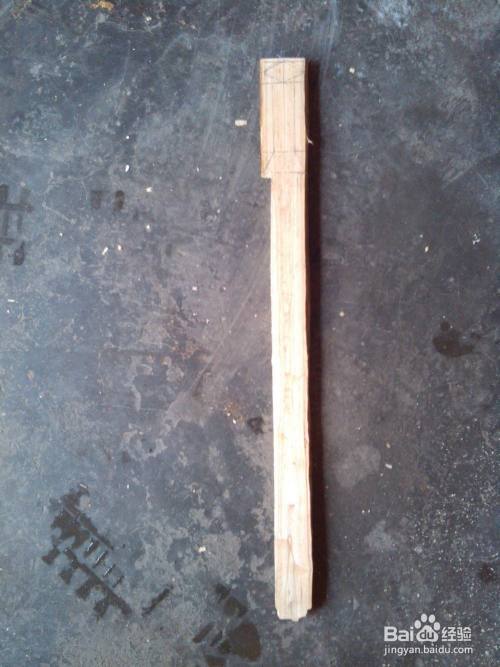 小型桃木剑的制作方法