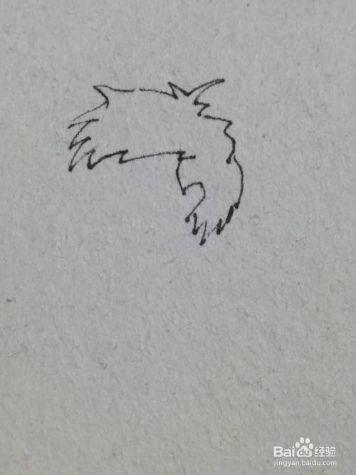 怎么画侧脸卡通人物