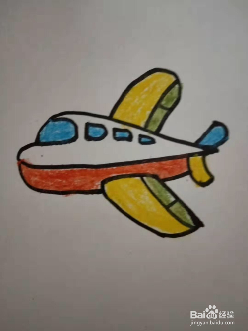 如何画小飞机