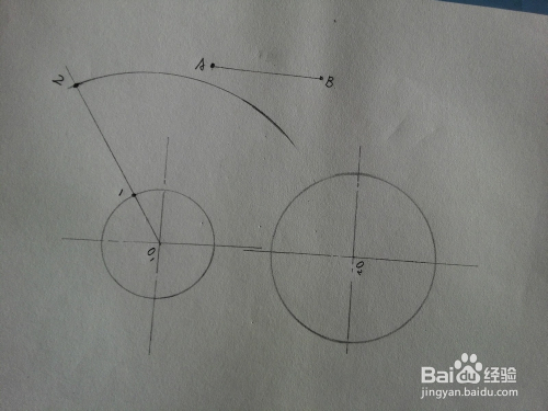 如何画圆与圆的外连接圆弧(半径根据需要绘制)