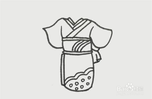 和服怎么画教程
