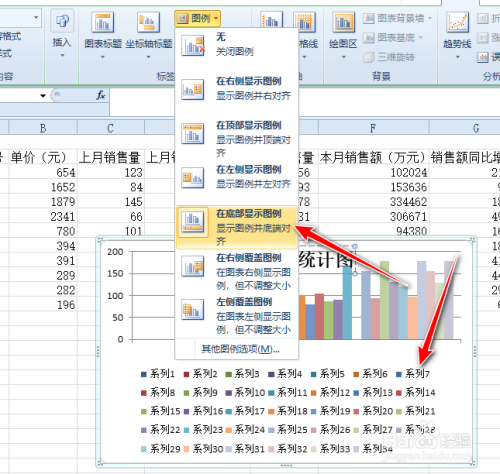 excel怎么根据数据设置簇状图以及图标