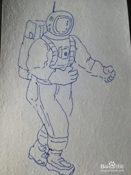 太空人简笔画