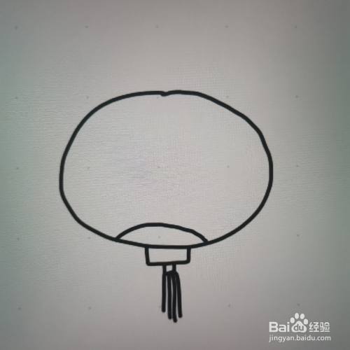 灯笼简笔画怎么画