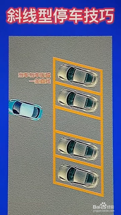 机动车如何进行斜线型停车?