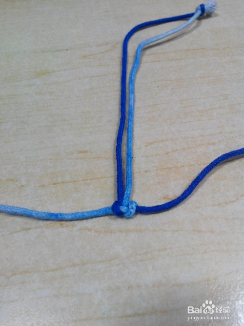 佛珠手串打结纺织方法 平结