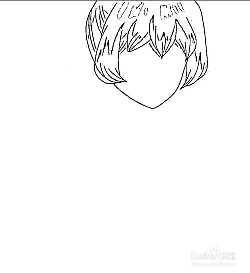 简笔画-如何画q版人物石纪元焰的简笔画