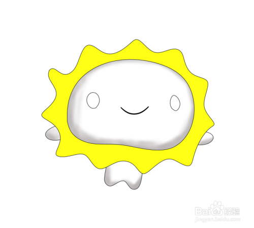 简笔画--小太阳抱枕的简笔画法