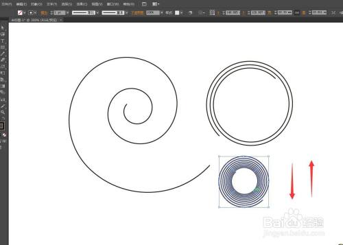 illustrator怎么画螺旋线