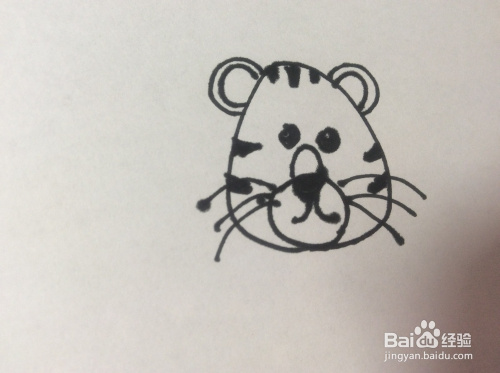 如何画老虎的儿童画?老虎的简笔画如何画呢?