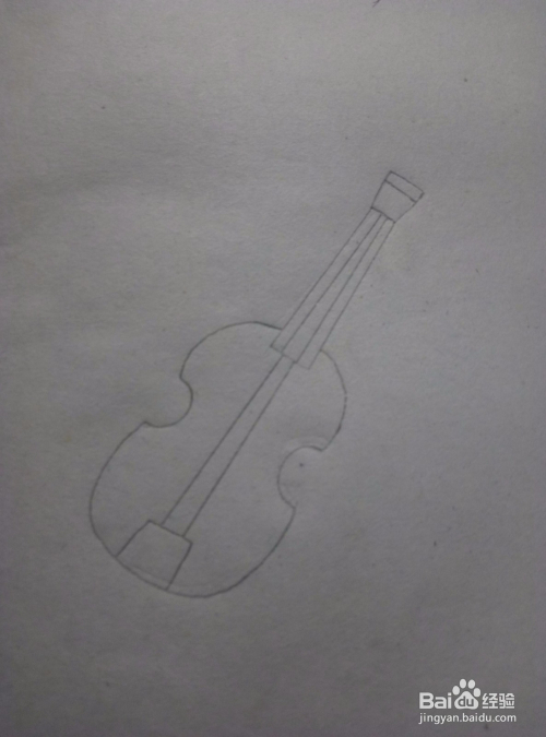 简笔画之小提琴