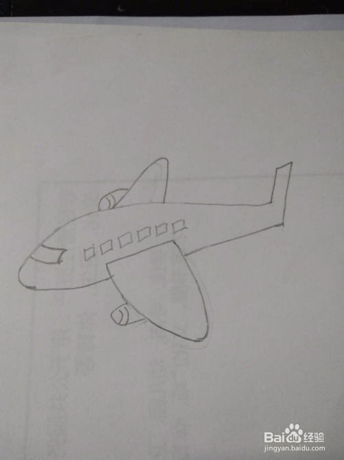 简笔画-如何画飞机?