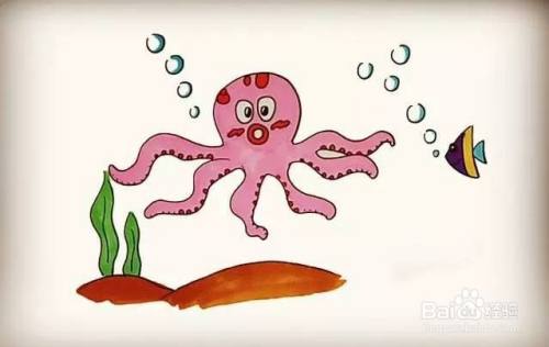 如何画一只"章鱼?
