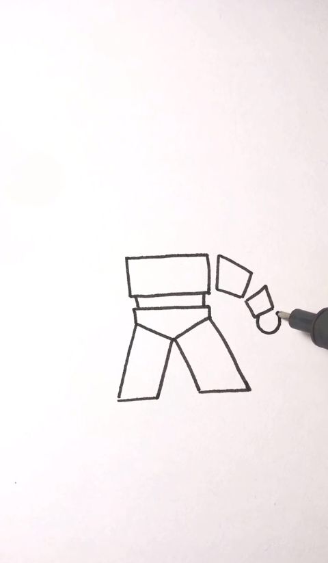 怎么画变形金刚简笔画