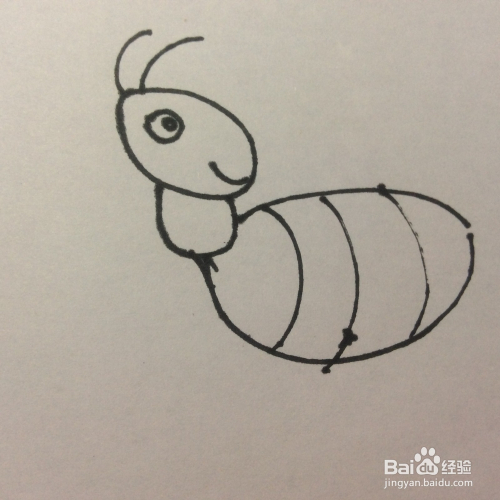 蚂蚁的简笔画如何画呢?