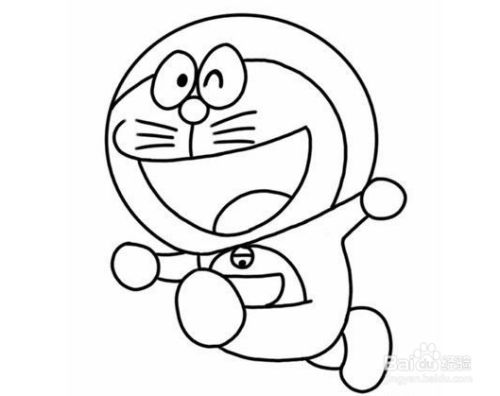 哆啦a梦简笔画