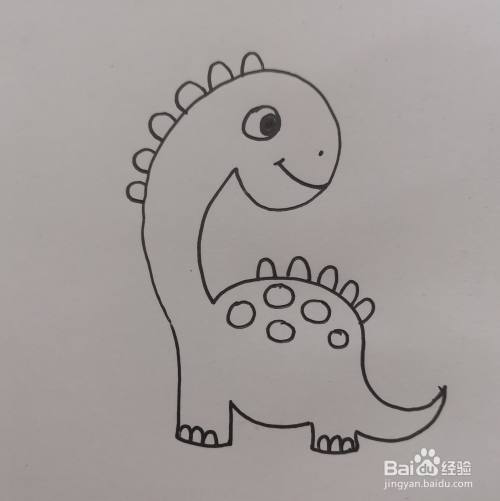 恐龙的画法简单一步一步教