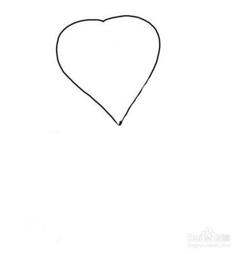 要画出幸运四叶草的简笔画,首先需要画出一个心形的形状作为幸运