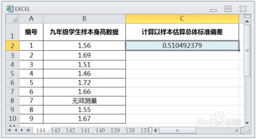 excel怎么用stdevpa计算以样本估算总体标准偏差