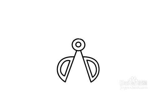 如何画出一个剪刀简笔画?