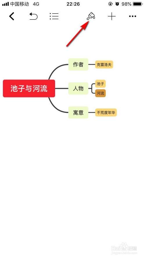 池子与河流思维导图怎么画