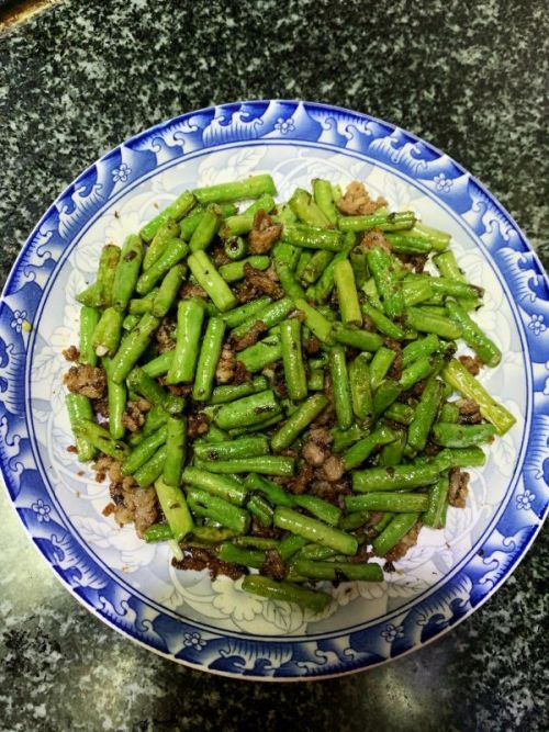 肉末豆角橄榄菜