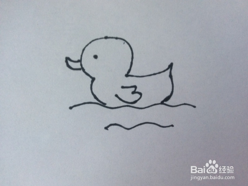 鸭子的简笔画如何画呢?