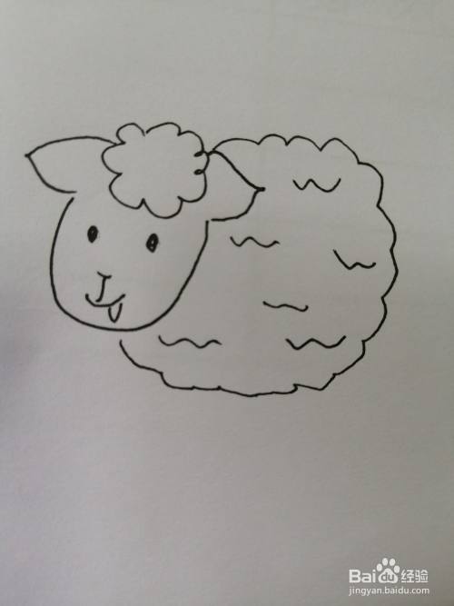 可爱的小羊怎么画
