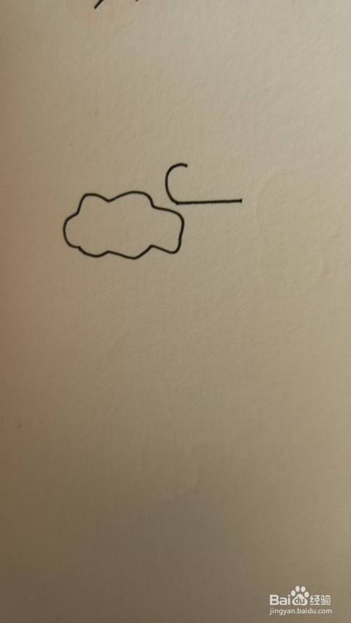 多云的简笔画