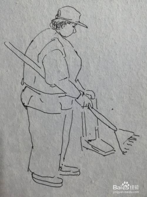 下面和大家分享画扫地的阿姨绘画步骤,希望大家喜欢