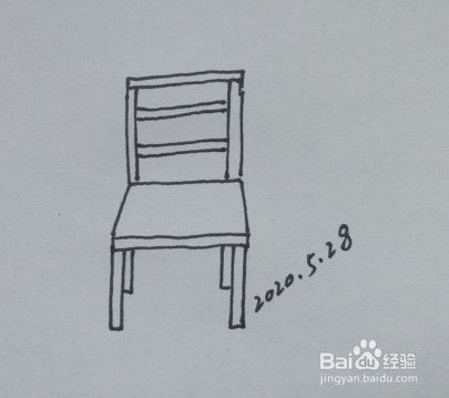 儿童简笔画:如何一步一步画一把椅子
