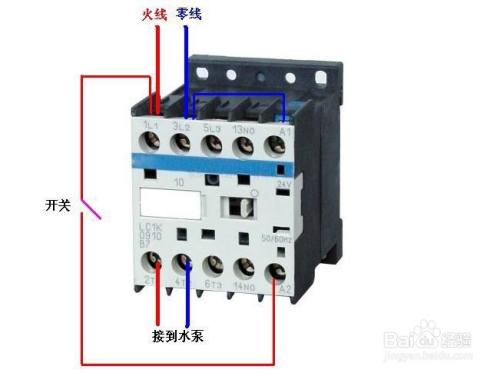 接触器和热继电器接法