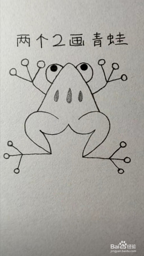 怎么画小青蛙
