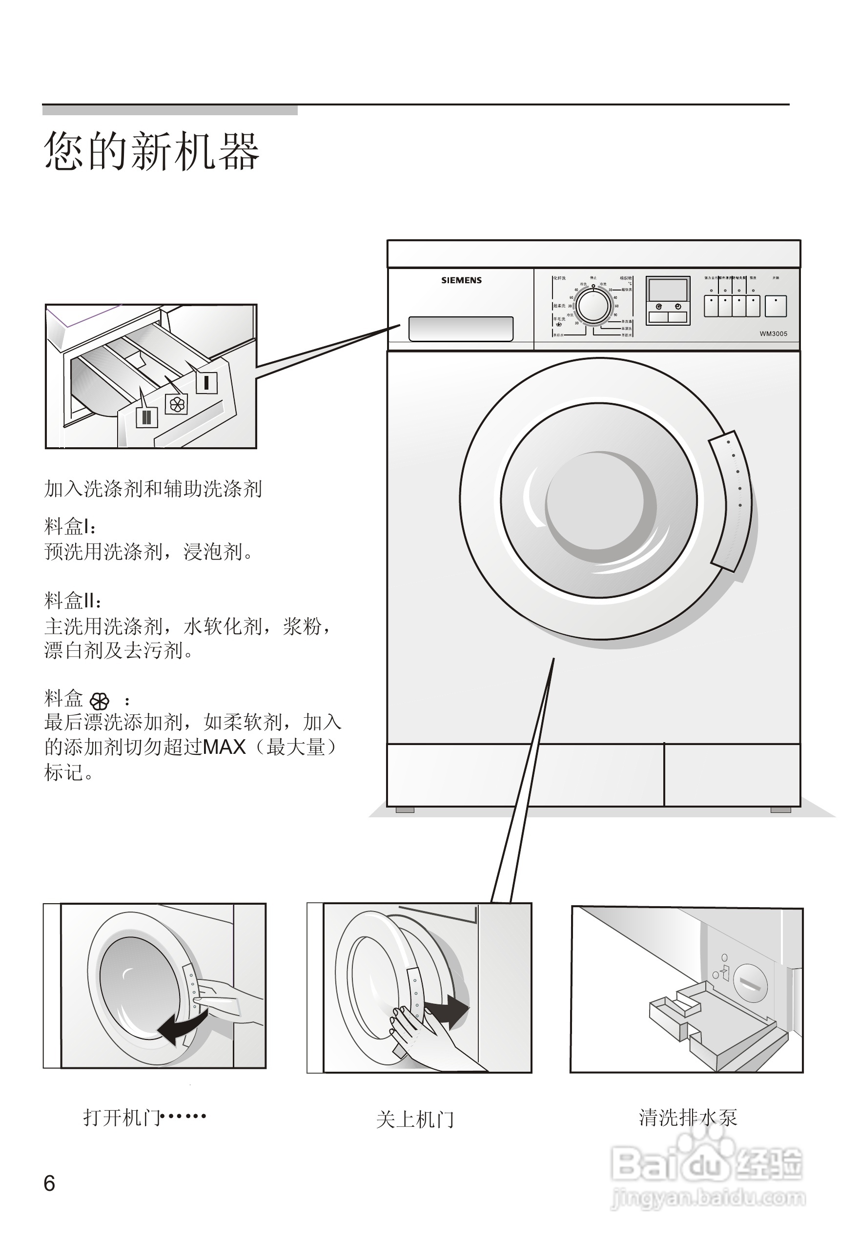 西门子wm3005洗衣机使用说明书[1]