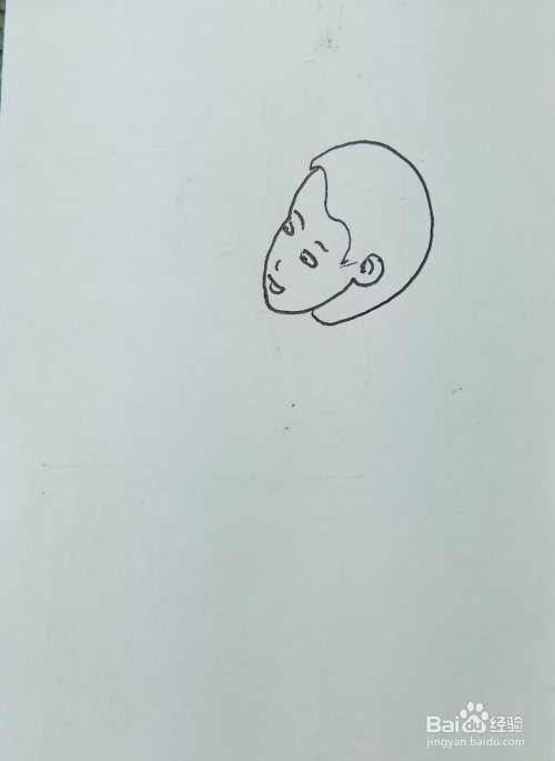 怎样画简笔画用心学习的学生?