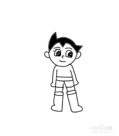 卡通人物简笔画:阿童木