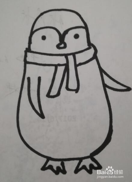 小企鹅的画法 小企鹅的简笔画