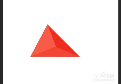 如何使用多边形套索工具制作一个立体三角形