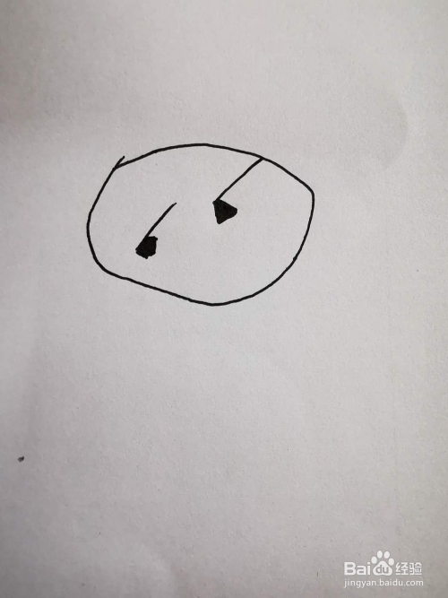 简笔画-怎么画表情包小丑人中的"嘟嘴"