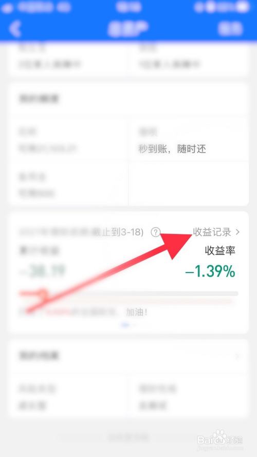 支付宝怎么查看理财收益记录