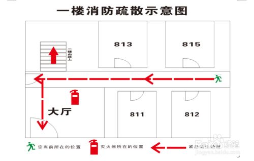 用word怎么画消防疏散图