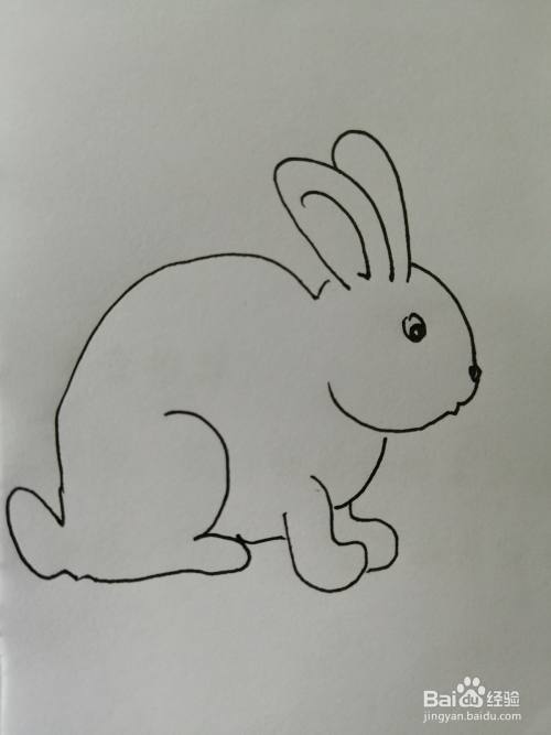 下面,小编和小朋友们一起来学习可爱的小兔子的画法.