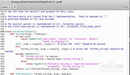 python库源代码详解之string库(续2 format函数